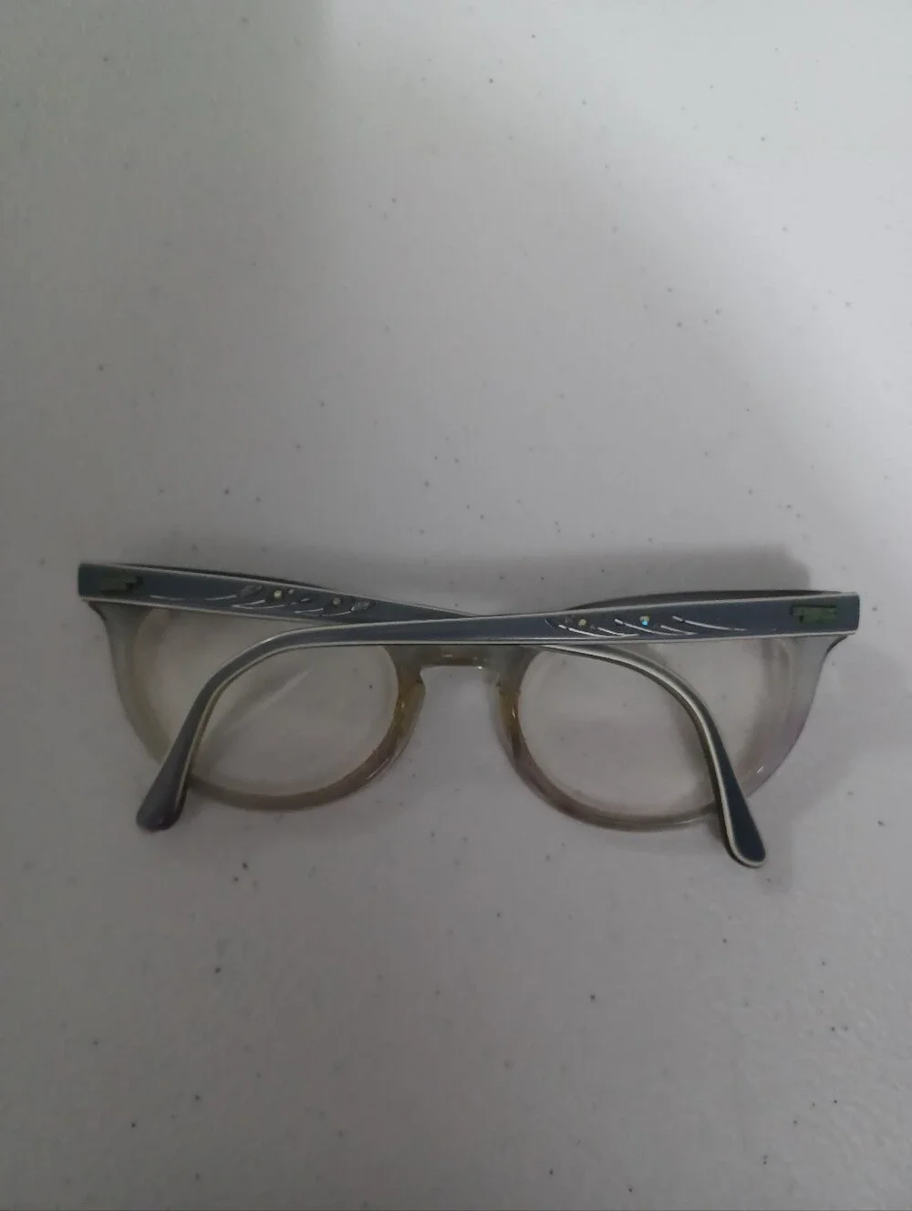Vintage SHURON Cateye Jewled Glasses